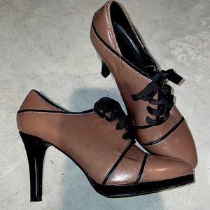 Tahari Lace Up Platform Heels